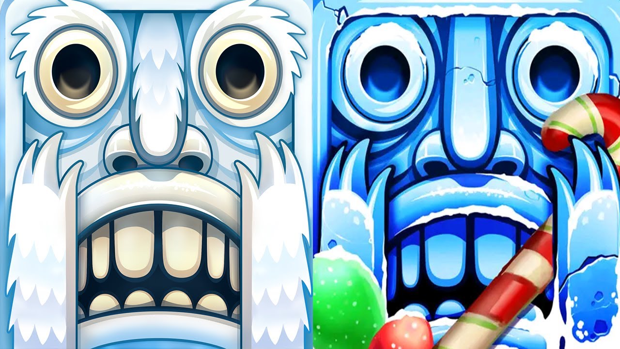 Temple Run 2 Reversed Gameplay - HOLIDAY HAVOC VS WINTER WASTELAND