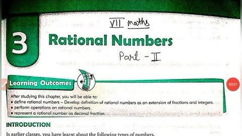 Class 7 Maths | Chapter 3 Rational Numbers Part 2 | MKD Agrim Academy