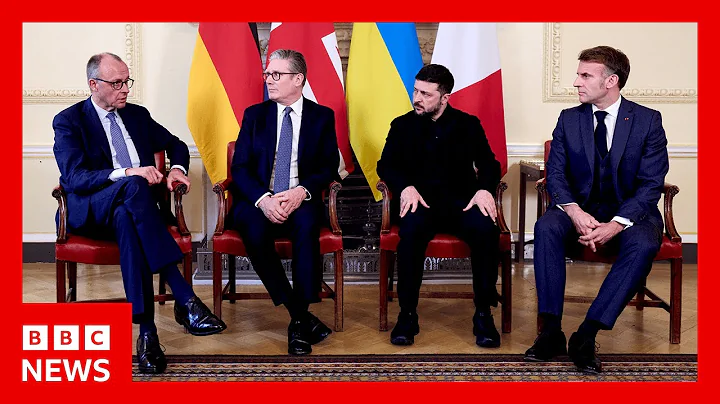 European leaders walk tightrope between backing Ukraine and keeping US on board | BBC News