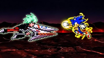 Kazuki (Petamynx) (New) VS Sonic Chaos OP (all form) in Jump Force Mugen