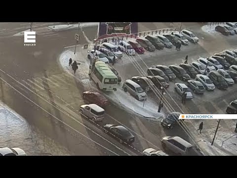 В Красноярске маршрутка