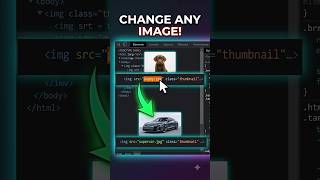 Change Any Website Image Using Inspect Element 🖼️ #shorts