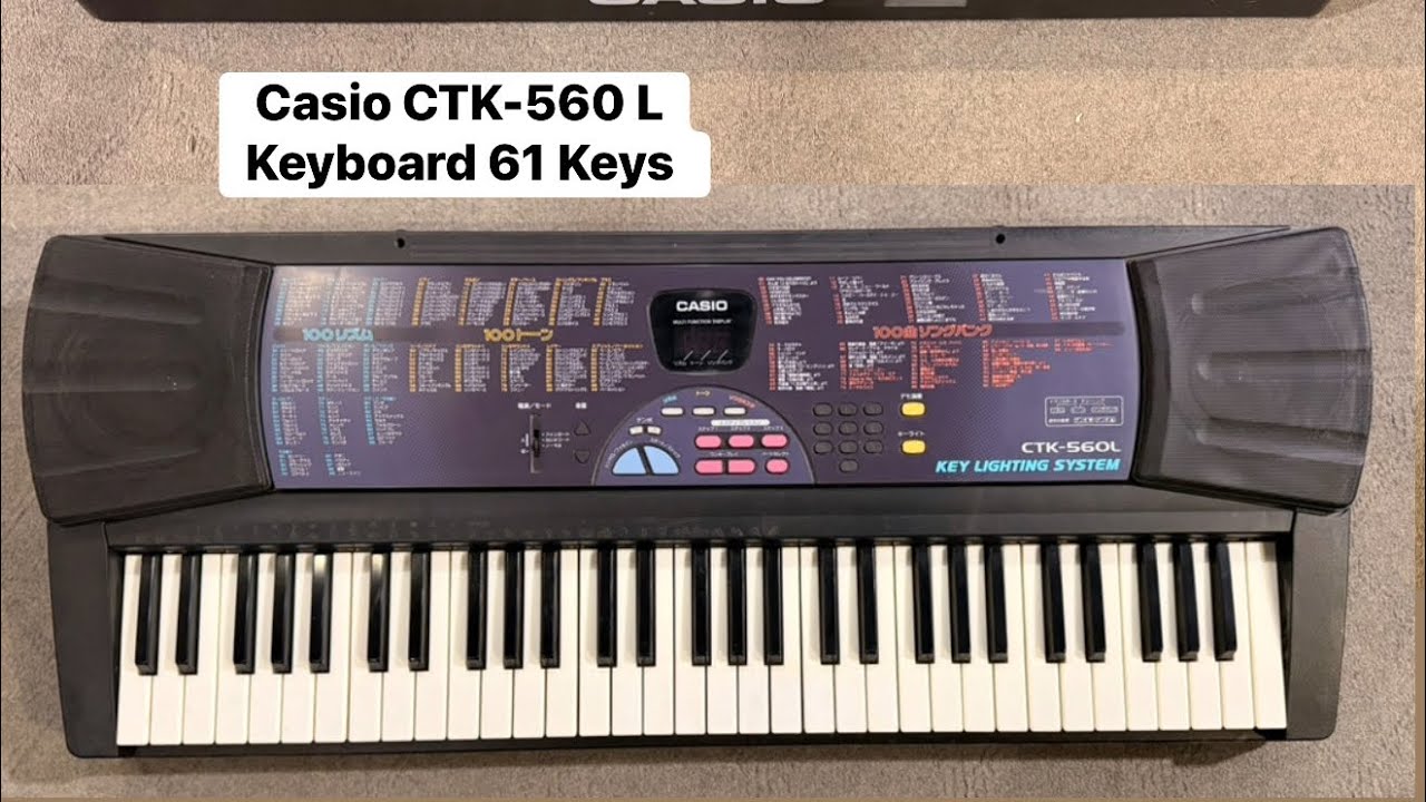 Casio CTK-560 L keyboard 61 Keys ( Wilsons Music Instruments
