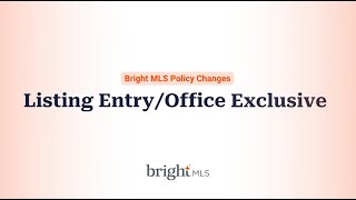 Listing Entry/Office Exclusive
