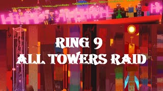 The First Ever Ring 9 All Towers Raid | Roblox JToH