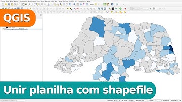 Unir tabela com shapefile no QGIS