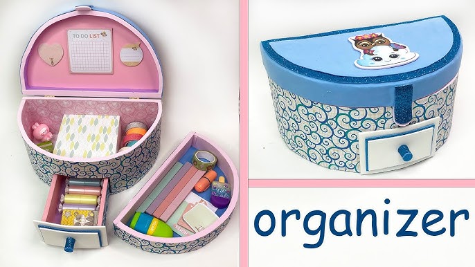 Beautiful storage ideas // How to make a cardboard organizer 