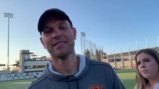 USC OC Graham Harrell on state of the offense, Fresno State, and more