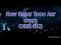 How Great Thou Art - Chris Rice (lyrics)