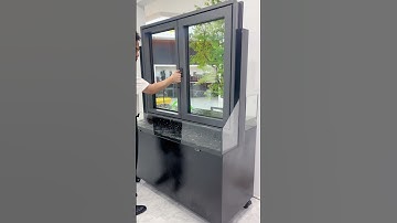 Fish-keeping window #driftingwindows #driftwindow #aluminumwindows #aluminumdoorsfactory