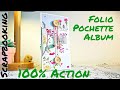 Scrapbooking folio pochette album fte des mres