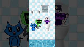 Vees Toilet Run Through Obstacles Saving Rude Fox & Lily In Time
