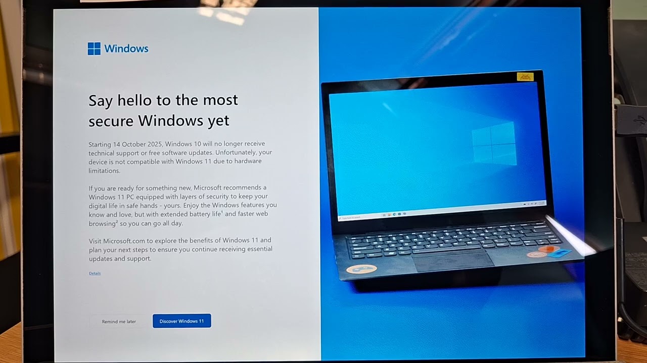 Windows 11 reminder video - YouTube