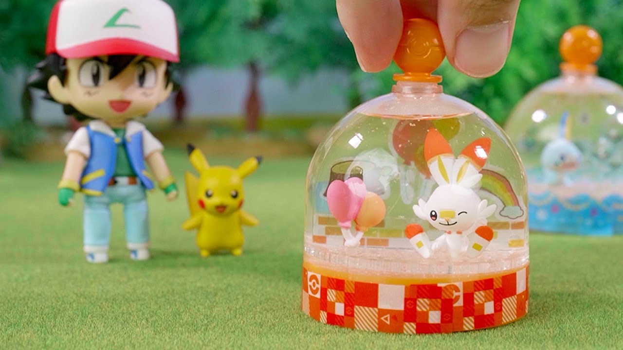 Pokemon Snow Globe Kit - Science Experiment Toys [No Music] - YouTube