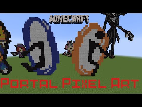 Minecraft - Portal - Pixel Art