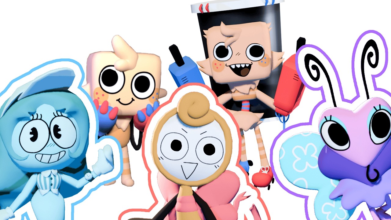 3D Modelling Dandy's World CONCEPT ART - PART 2