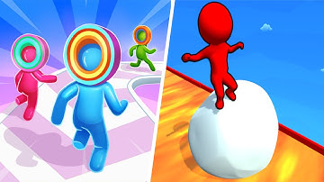 Layer Man 3D Vs Snow Race 3D 🟣🔴🟢All Levels Max Update Walkthrough Mobile NEW Gameplay KUR5