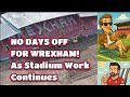 Wrexham AFC Stadium Update: Hybrid Pitch Construction Continues