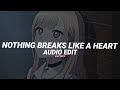 Nothing breaks like a heart  mark ronson ft miley cyrus edit audio