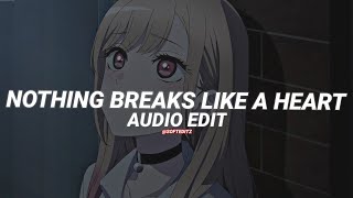 nothing breaks like a heart - mark ronson ft. miley cyrus [edit audio] Resimi