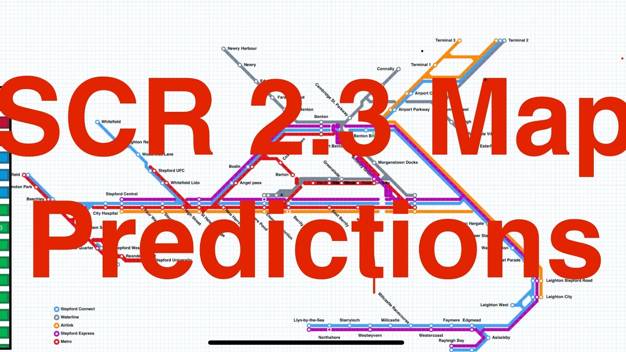 Scrb Map SCR Map Predictions (Using Metro Map Maker) - YouTube