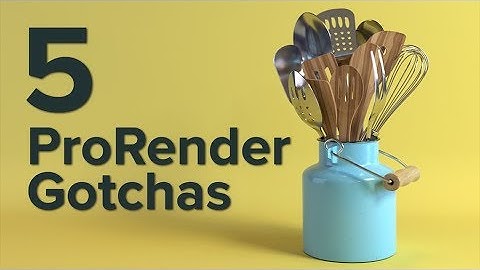 New in Cinema 4D R19:  5 Gotchas to Avoid in Cinema 4D R19 ProRender