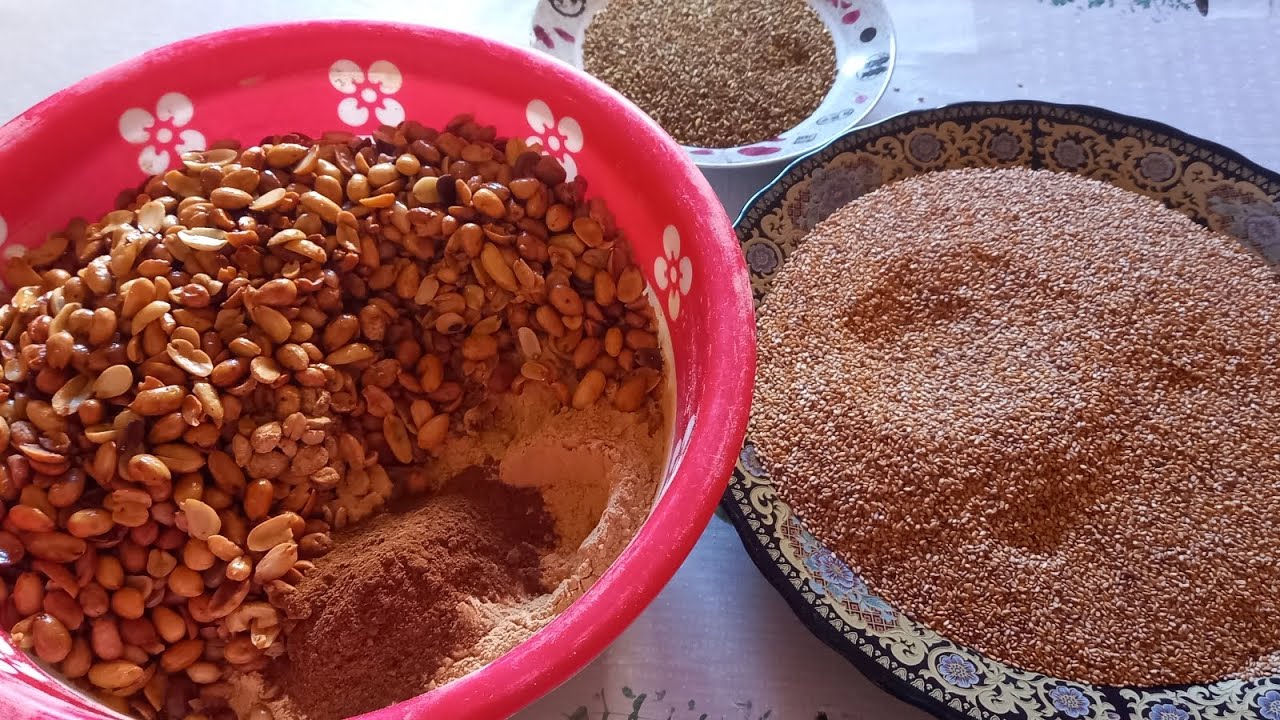 كانشارك معكم سفوف بدون زيت ولازبدة بطريقة جديدة وكيجي رائع هدشي سر المهنه ونتمنا دجربوه غدي يعجبكم