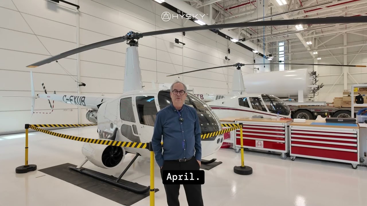 Hydrogen Electric Robinson R44 Flight | Unither Bioelectronics