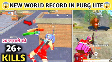26 Kills🔥| I Set A World Record on Republic Day | New Record in Pubg Mobile Lite Solo Vs Squad