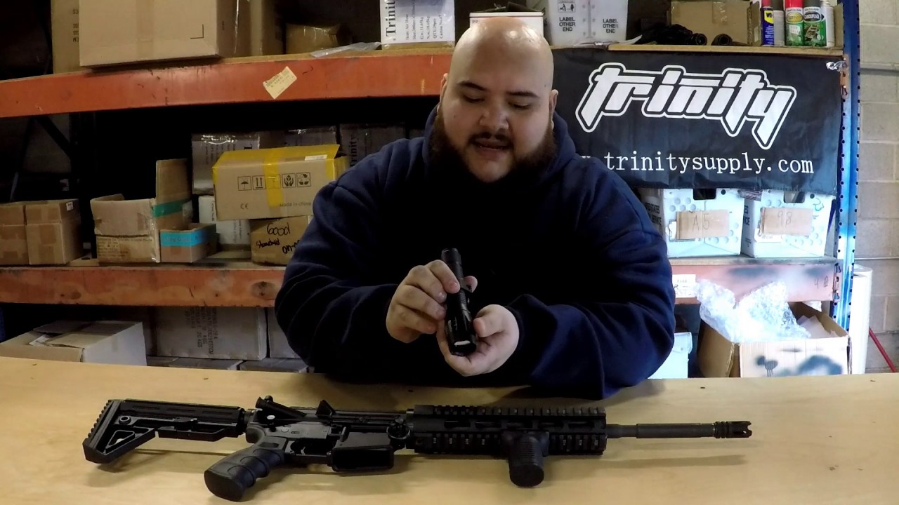 1000 Lumen Tactical Flashlight For Rifles And Shotguns