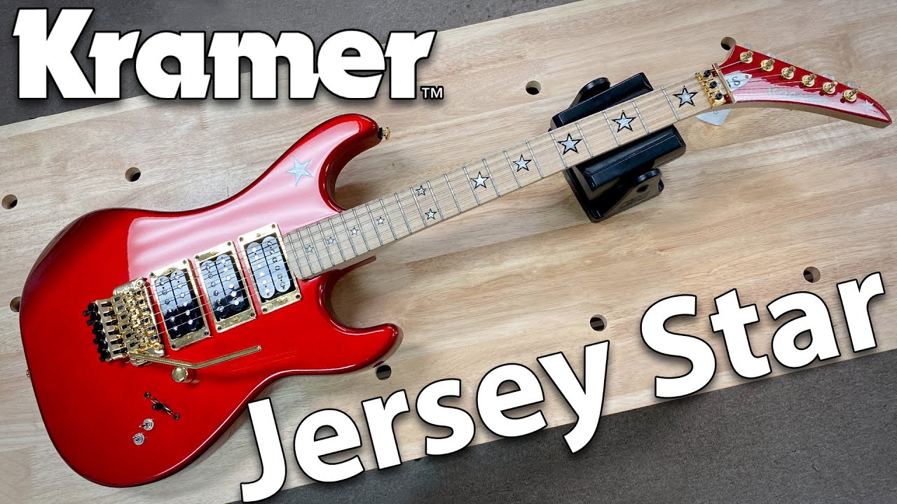 No Talking...Just Tones | Kramer Jersey Star Alpine White - YouTube