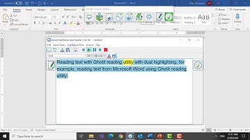 Using  Ghotit Reading Feature