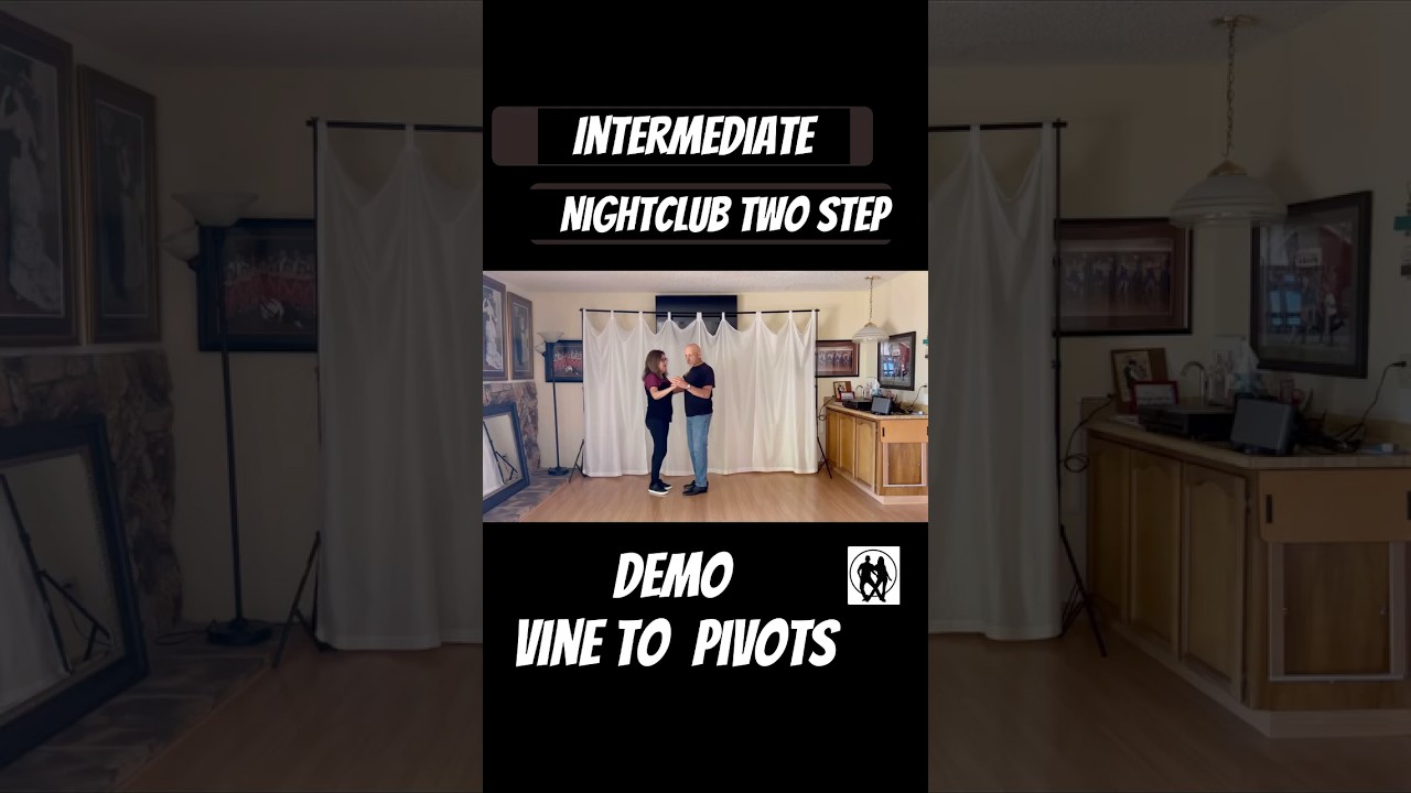 Vine with Pivots in Nightclub Two Step Dance 