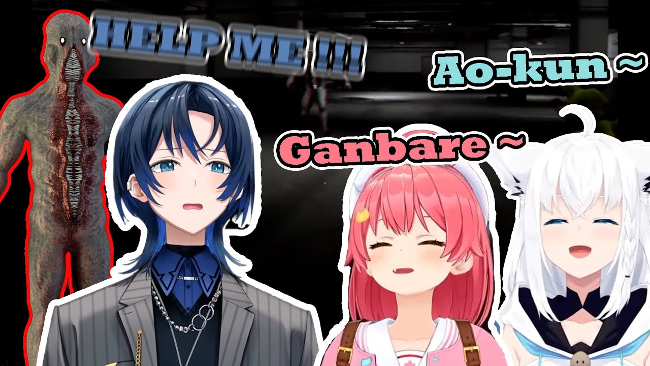 No Ao-kun were harmed in this video【Miko | Fubuki | Ao】【Hololive】