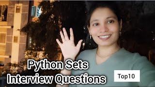 10 Python Set Coding Interview Questions | Manual Set Operations, Dry Runs, and Python Solution