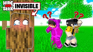 Using INVISIBLE CLOAK To CHEAT In Minecraft Hide & Seek!