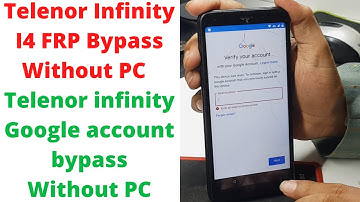 Telenor Infinity I4 FRP Bypass Without PC | telenor infinity i4 frp bypass | telenor infinity i4