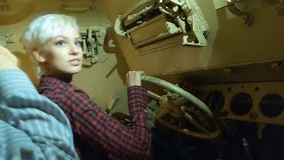 Inside the Sd.Kfz. 223! Engine and Crew Compartment with Hilary Doyle at NACC