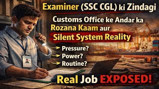 Examiner (SSC CGL) ki Zindagi | Ports, Files, Pressure aur Customs System ki Rozana Ground Reality😱|