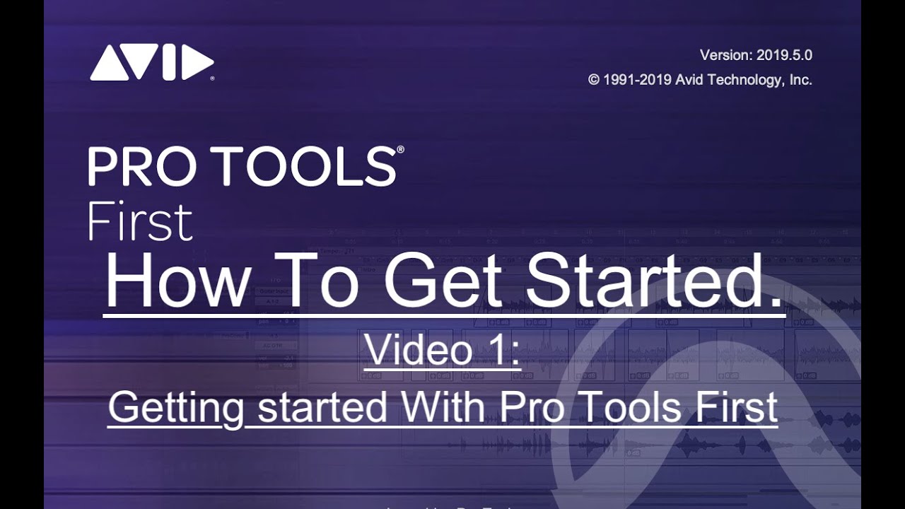 Getting started With Pro Tools First! (Free with dL links) - YouTube