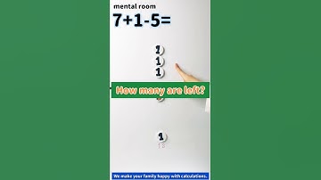 #46 Your child absolutely can do mental arithmetic! 7+1-5=? *after the age of 4! #shorts
