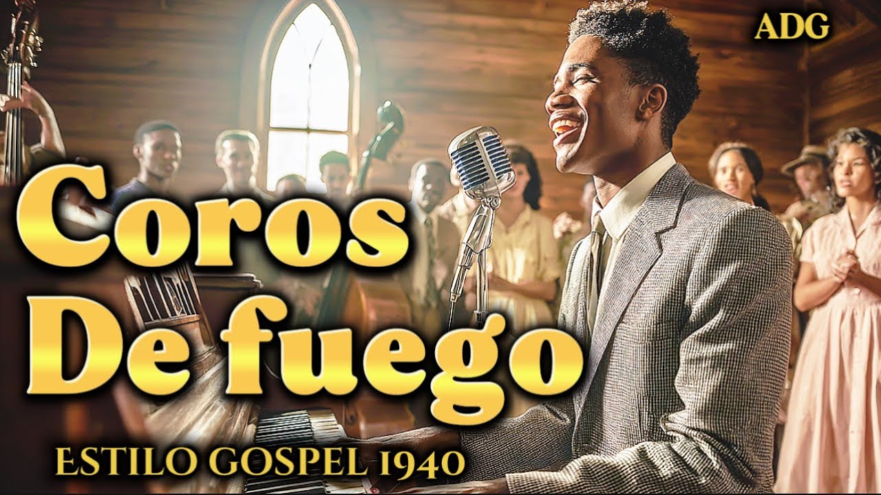 Gospel Clásico 1940| 🎙️Coros de fuego clásicos pentecostales al estilo gospel 1940