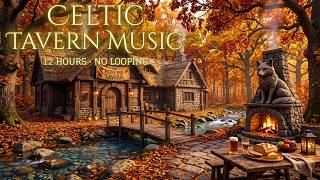 The Foxfire Tavern | 12 Hours of Medieval Celtic Tavern Music & Cozy Autumn Ambience for Study & DnD