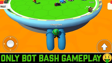 Only Bot Bash Gameplay 🤑. Stumble Guys 0.41 Beta Update | TUFMAN PLAYZ.