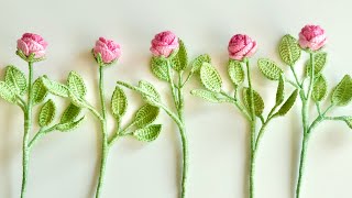 Crochet Rose bouquet tutorial for beginners 