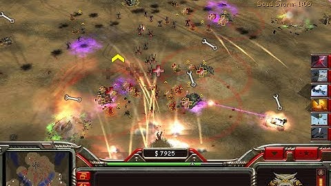 Zero Hour Shockwave Chaos: China Infantry Vs GLA Toxin - Mortar Soldier Power