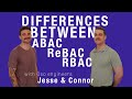 What are the differences between ABAC, ReBAC, RBAC? — with Jesse &amp; Connor