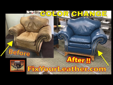 लेदर कलर चेंज वीडियो ***** FixYourLeather.com