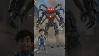 vir the robot boy | robo boy suit on | Motu Patlu|veer|🤯😁robot wala cartoon #veer #cartoons #shorts