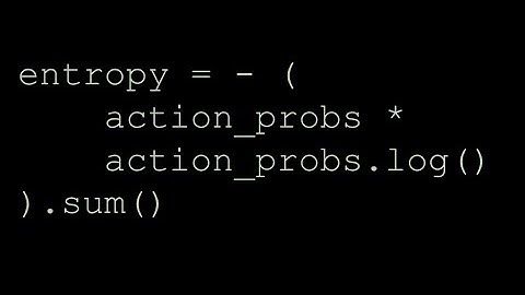 ViZDoom 16: How to code entropy regularization in PyTorch?